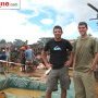 Les deux hydrologues Américains.